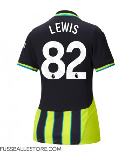 Günstige Manchester City Rico Lewis #82 Auswärtstrikot Damen 2024-25 Kurzarm